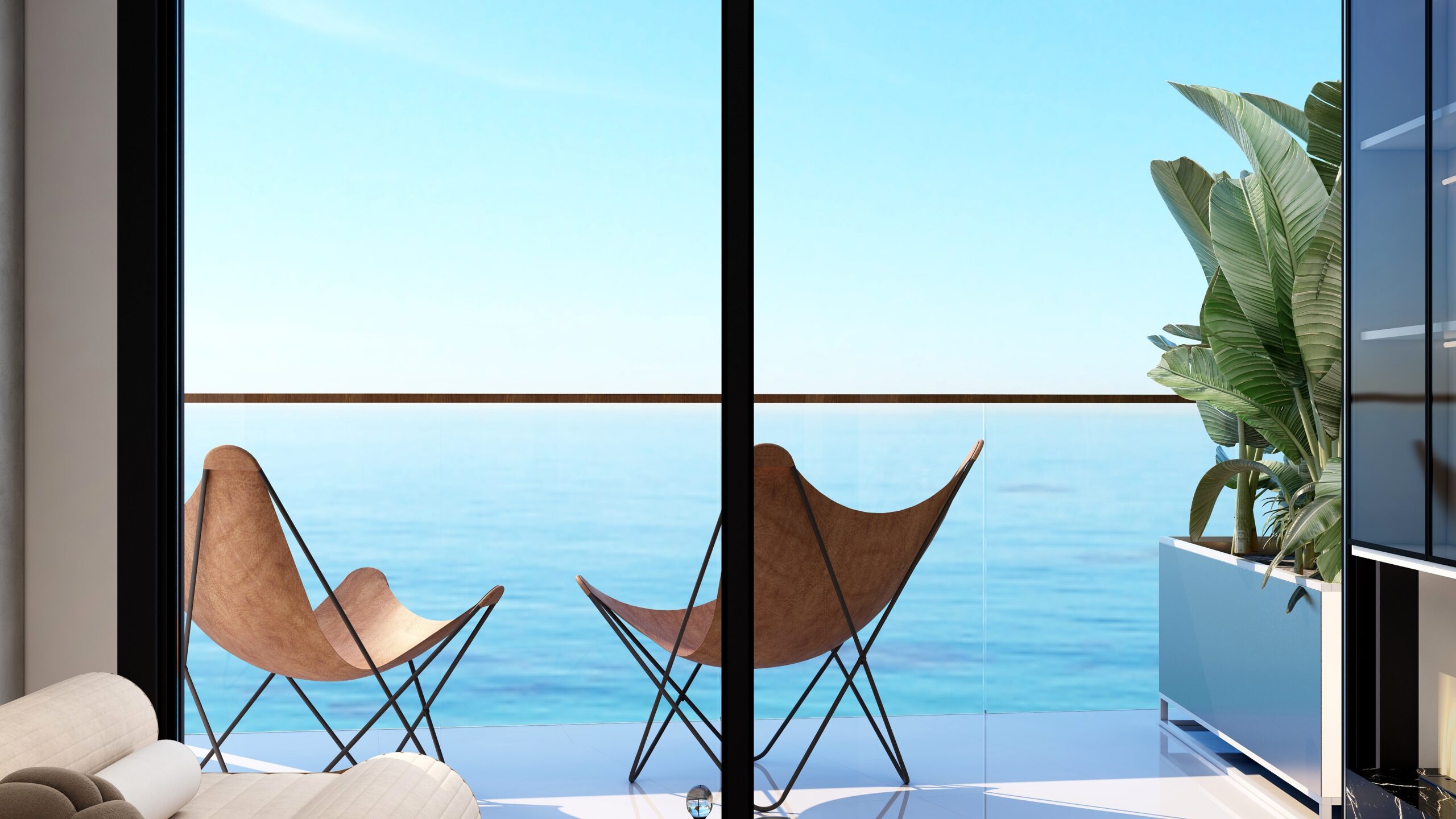 Appartement moderne élégant avec vue sur la mer à vendre à Saranda