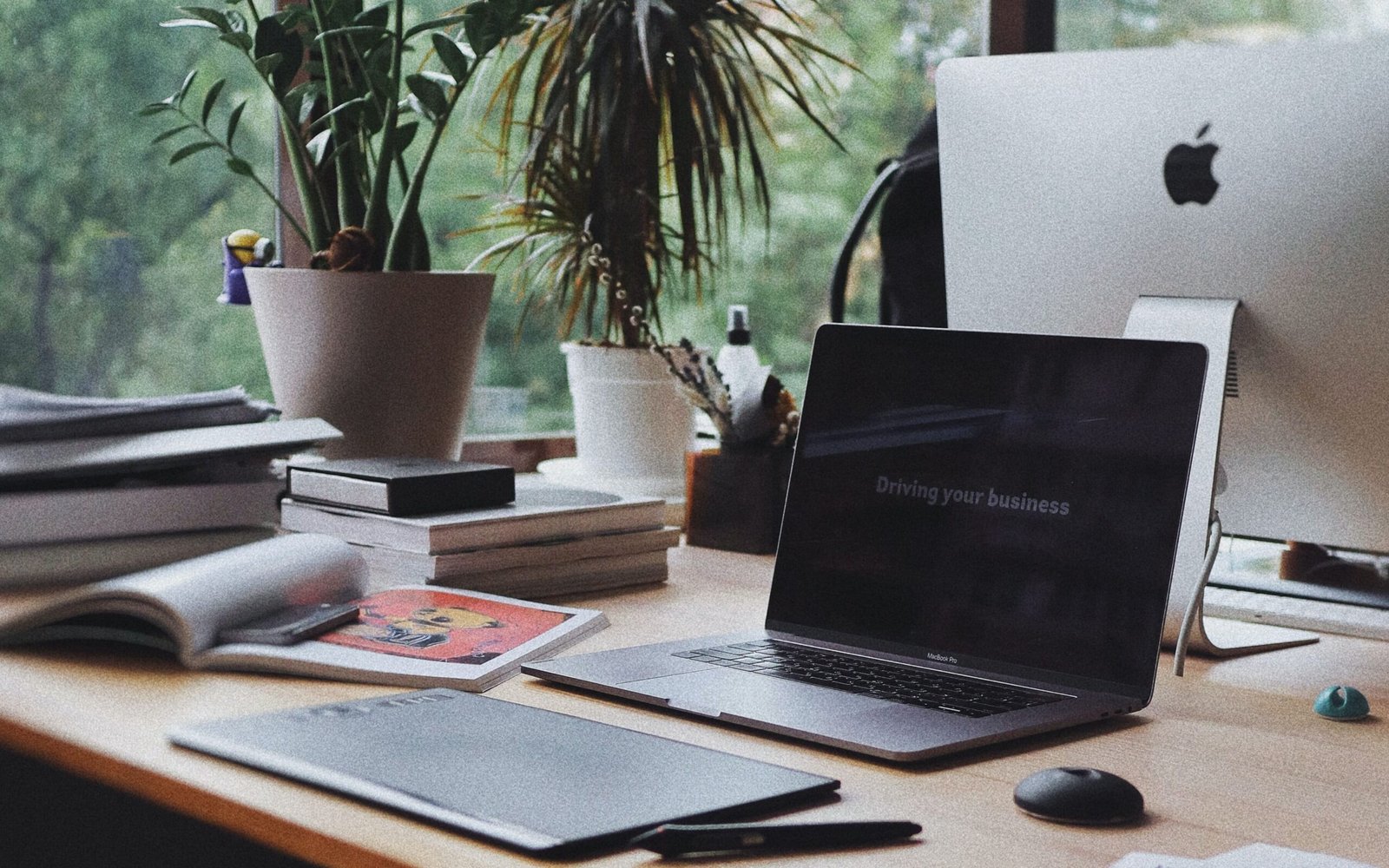 macbook in office